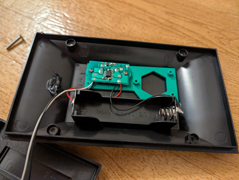 A photo of a 3d-printed rak mini board mount